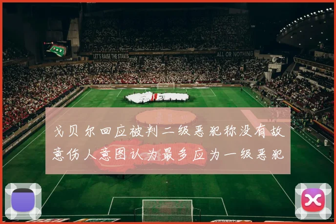 戈贝尔回应被判二级恶犯称没有故意伤人意图认为最多应为一级恶犯